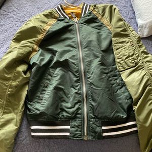 Alpha Industries reversible bomber jacket
